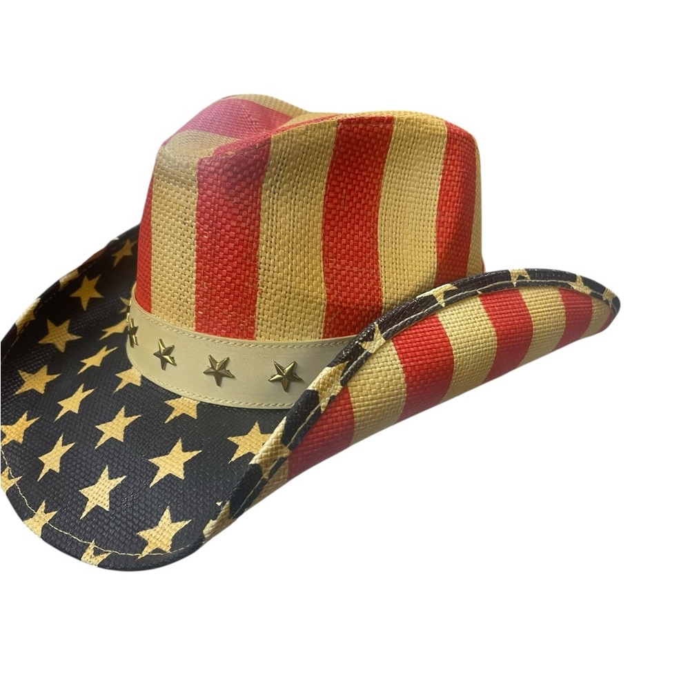 Peter Grimm Patriotic Cowboy Hat - Red, White, Blue